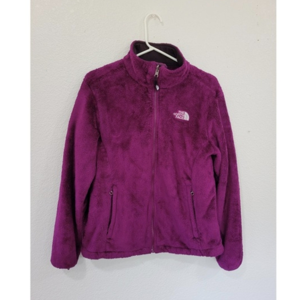 The North Face Fleece Jacket Full Zip Osito Plush Cozy Purple Womens L #20